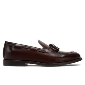 Brunello Cucinelli Tassel-Detail Leather Loafers Brown Men’s EU 42/US 9